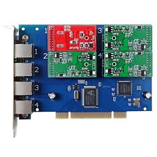 Asterisk Card TDM410P PCI 1 FXO+3 FXS Card FXO Board Issabel FreePBX TDM400P picture