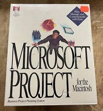 Vintage Microsoft Project for the Macintosh NEW SHRINKWRAPPED picture