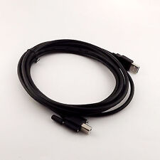 USB 2.0 A Male to B Male Date Cable w/ Screw Panel mount for Printer Scanner 3m picture