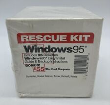 Vintage Windows 95 Rescue Kit 25 Floppy Diskettes Easy Install Guide and Backup picture