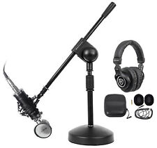 Rockville PC Gaming Streaming Twitch Bundle: RCM03 Microphone+Headphones+Stand picture