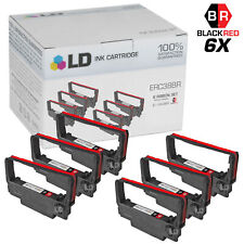 LD 6 Pack ERC-38BR Black & Red Ribbon Cartridge for Epson ERC-38 TM-300A TM-300B picture