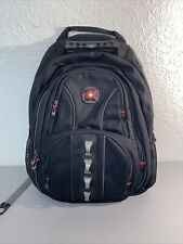 SwissGear by Wenger Backpack Many Pockets No Tears or Stains Black Gray Interior picture