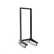 24U Movable 19inch 2 Post Open Frame Heavy Duty IT Network Data Server Rack picture
