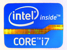 50PCS  Intel Core i7 Blue Sticker Badge Case Genuine USA  OEM Lot Wholesale  picture