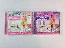 Lot of 2 Vintage Barbie Print n Play PC CD-ROM Computer Software for Windows 95 picture