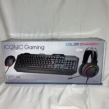 iconic Color Changing RGB Pro 3 Pc Gaming Set picture