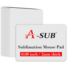 12 Pc A-SUB Blank Mouse Pads 9.4