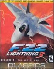 F-22 Lightning 3 PC CD pilot military dogfight combat flight simulation war game picture
