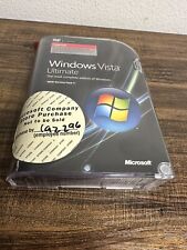 Microsoft Windows Vista Ultimate Full 32 Bit & 64 Bit DVDs=NEW SEALED BOX= picture