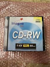 10Pk Imagine Plus CD -RW 1- 4X 700 MB 80 Mins Blank Compact Rewritable Disc picture