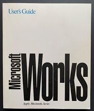 Microsoft Works User's Guide  Apple Macintosh Series 1992 picture