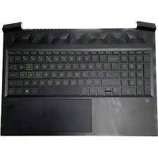 Fit For HP Pavilion Gaming 16-A 16T-A PALMREST Keyboard Green Backlit M02039-001 picture