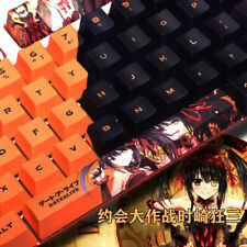 DATE A LIVE Tokisaki Kurumi Anime Keycaps PBT 108 Keys for Cherry MX Keyboard picture