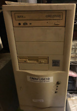 Vintage Retro PC Case Beige Computer Case ATx at   mid Power White Used full a8 picture