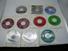 Microsoft 98 Software Lot of 10  Disc Publisher Bookshelf Globe Street   picture