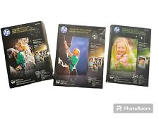 New LOT OF 3- 260 SHEETS TOTAL HP GLOSSY Inkjet 200 4x6,60 5x7 picture