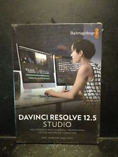 Blackmagic Davinci Resolve 12.5 Studio Software with USB Dongle **NEW SEALED** picture