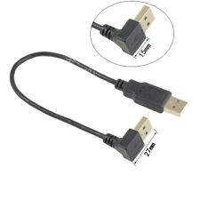 USB Cable Male To Male 2.0 Lead A to A Plug to Plug 0.3m 0.5m 1.0m Right angle picture