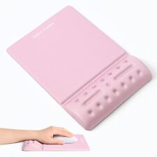 univo colors Pink Mouse Pad with Wrist Support Ergonomic Wrist Rest Gel Wrist... picture
