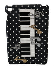 DOLCE & GABBANA Phone Case Cover Black Piano Polka Dot iPad Mini Tablet RRP $400 picture