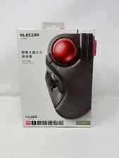 Elecom M-HT1URBK Trackball 8 buttons Mouse HUGE Wired Japan picture