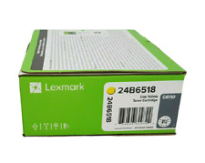 Genuine Lexmark 24B6518 Yellow Toner Cartridge - NEW SEALED picture