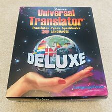 Deluxe Universal Translator Windows 95/98 PC CD Learn 30 Languages Sealed  picture