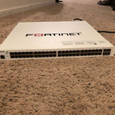 Fortinet FortiSwitch FS-248E-FPOE 48-Port POE Switch w/PwrCrd Tested picture