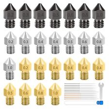 25PCS MK8 1.75mm 3D Printer Extruder Nozzles For Ender 3 CR10 Anet A8 A8+ picture