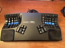 Kinesis Advantage2 (KB600) Brown Switches Wired Keyboard w. Wrist Pad Light Use picture