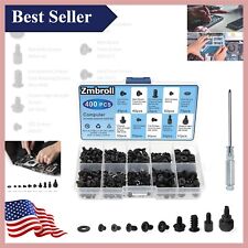 Professional Grade 400-Piece Black Zinc Motherboard Screws Kit with Storage Box picture