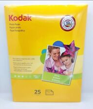 Kodak Photo Paper, 44 lbs., Glossy, 8-1/2 x 11, 25 Sheets/Pack Brand New Sealed picture