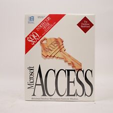 NOS Vintage 1992 Microsoft Access Database 5.25