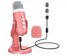 USB Microphone,Condenser Computer PC Mic,Plug&Play Gaming Microphones for PS ... picture