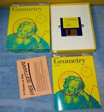Vintage Sensei 1988 Apple GEOMETRY Math Software w/Manuals Floppy & Box J0488 picture