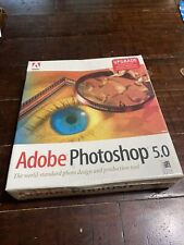 Adobe Photoshop 5.0 Upgrade with box and disc New Sealed picture
