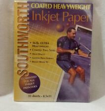 Southworth Coated Heavyweight 36 lb Inkjet Copy Paper Bright White 92 W31QC NIP picture