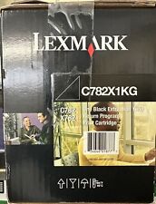 New Lexmark C782X1KG One black Extra High Yield Return Program Print Cartridge. picture
