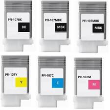 6PKS PFI-107 New Compatible ink cartridge for Canon iPF670 680 770 780 picture