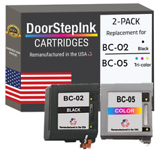 DoorStepInk Ink Cartridges for Canon BC-02 Black and BC-05 Tri-Color picture