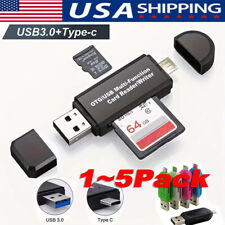 Card Reader USB 3.0 Type C Micro SD TF OTG Smart Memory Adapter Laptop Computer picture