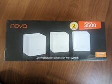 Tenda Nova MW5 AC1200 Dual-Band WiFi Router Mesh System - 3 Pack (White) - New picture