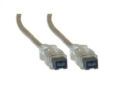 10FT Firewire 800 9 Pin cable  IEEE-1394b 10 foot  Clear color WC-10E3-99010BK picture