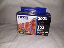 Epson 302XL 5pk Combo Ink Cartridges Black Photo Black Cyan Magenta Yellow 4/26 picture