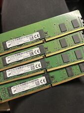 Lot Of 4 Micron 8GB 1RX8 PC4-2400T MTA9ASF1G72PZ-2G3B1RK Server RAM stick picture
