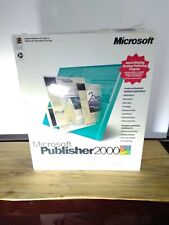 Vintage Microsoft Publisher 2000 Big Box PC Windows 95 CD 164-00846 picture