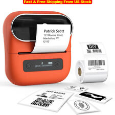 Phomemo M220 Label Maker Bluetooth Sticker Machine Barcode Label Printer Orange picture