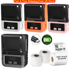 Phomemo Portable Mini Thermal Label Maker Bluetooth Mobile Printer Wireless Lot picture