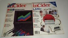 Vintage inCider: The Apple ll Journal - Lot of 2 - Oct 1985 & Nov 1985 picture